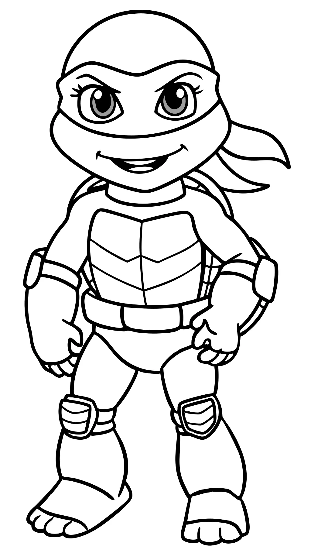 girl tmnt coloring pages